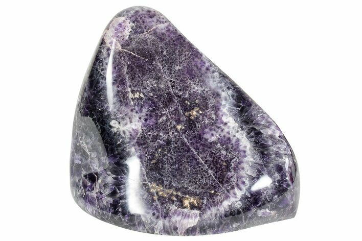 Wide, Free-Standing, Polished Chevron Amethyst - Madagascar #239070